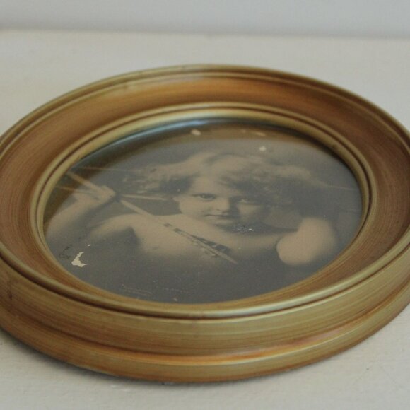 Vintage 1900s Framed Print, Cupid Awake, MB Parkinson, Pictorialism Photograph - Picture 3 of 10